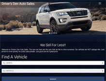 Tablet Screenshot of driversden.net